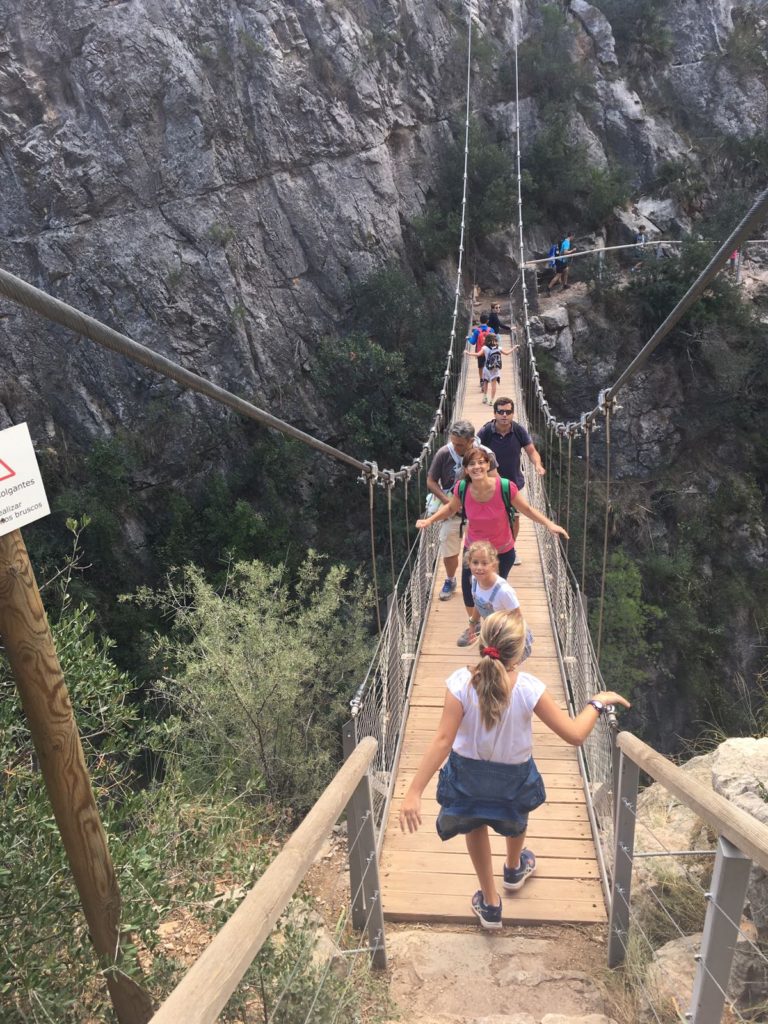 Ruta de los puentes colgantes de Chulilla