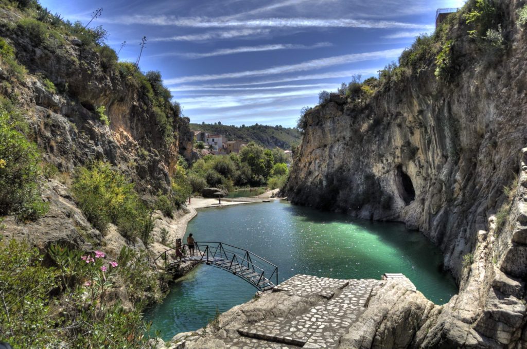 piscinas naturales en la Comunidad Valenciana paraje rio sellent