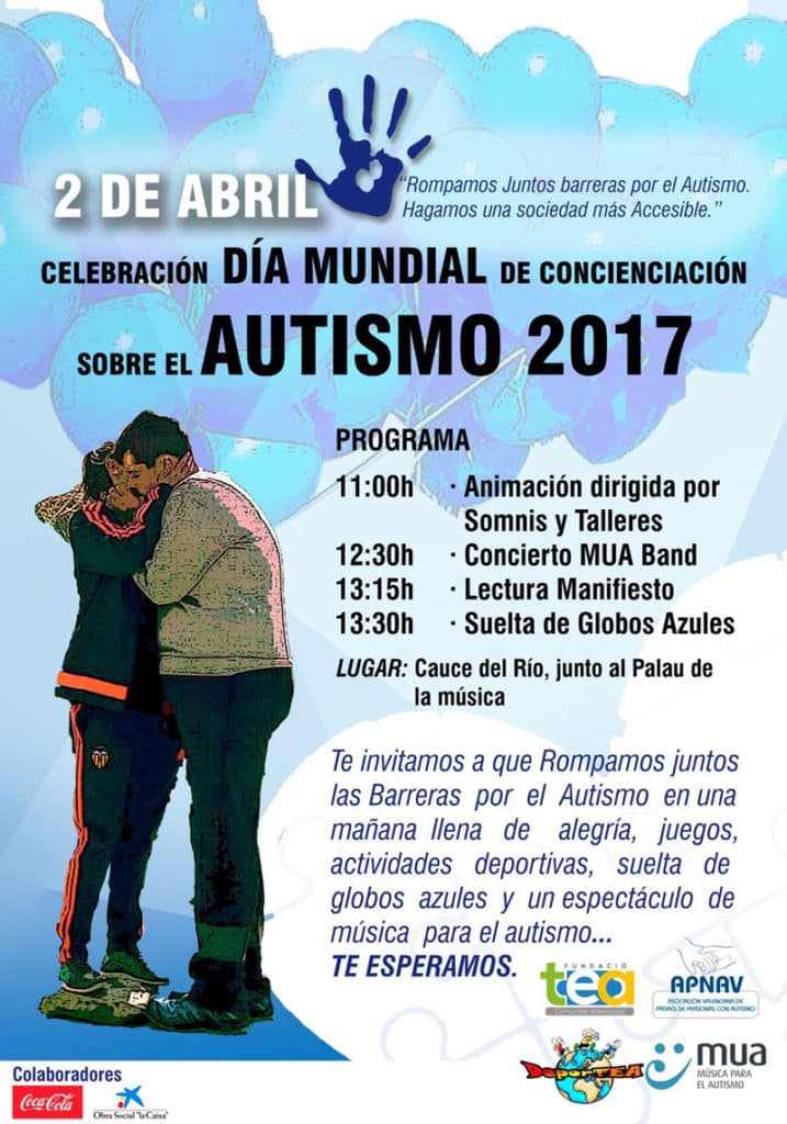 Celebración del Día Mundial de concienciación sobre el autismo | autismo cartel