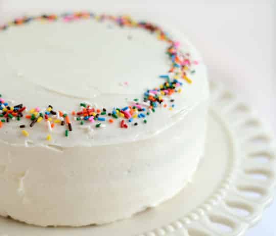 merienda cumpleaños infantil | Funfetti Cake6