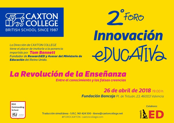II Foro de Innovación Educativa 1 caxton 2º foro