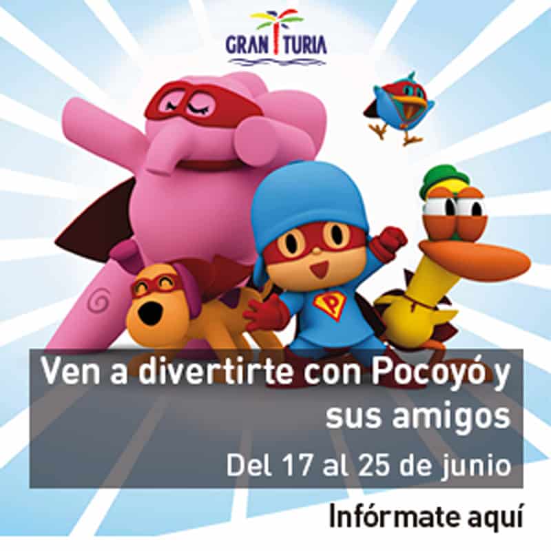 Escuela de superhéroes de Pocoyó en Gran Turia 1 gran turia pocoyó