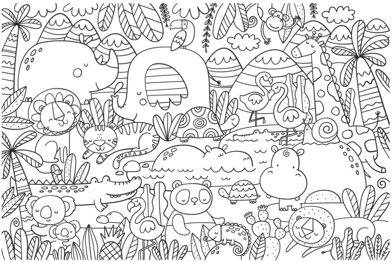 dibujos-para-colorear-navidad-disney-animales-agendadeisa-com