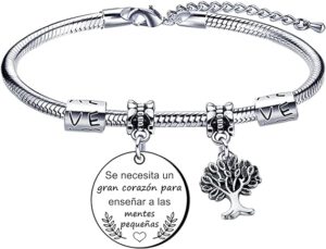 regalos para profesores | PULSERA PERSONALIZADA 61PQTv8uVKL. AC SX569