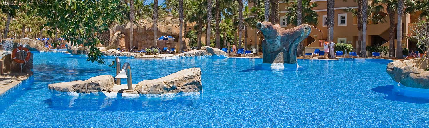 hoteles con toboganes en Almería | Playacapricho Hotel