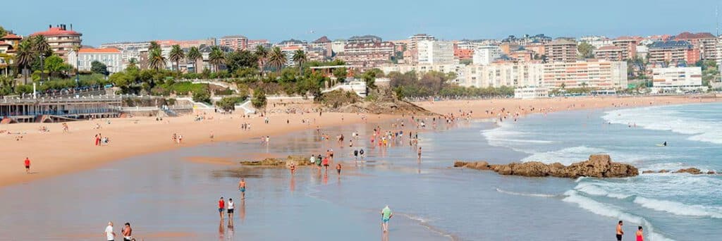 Cantabria con niños. Playa del Sardinero