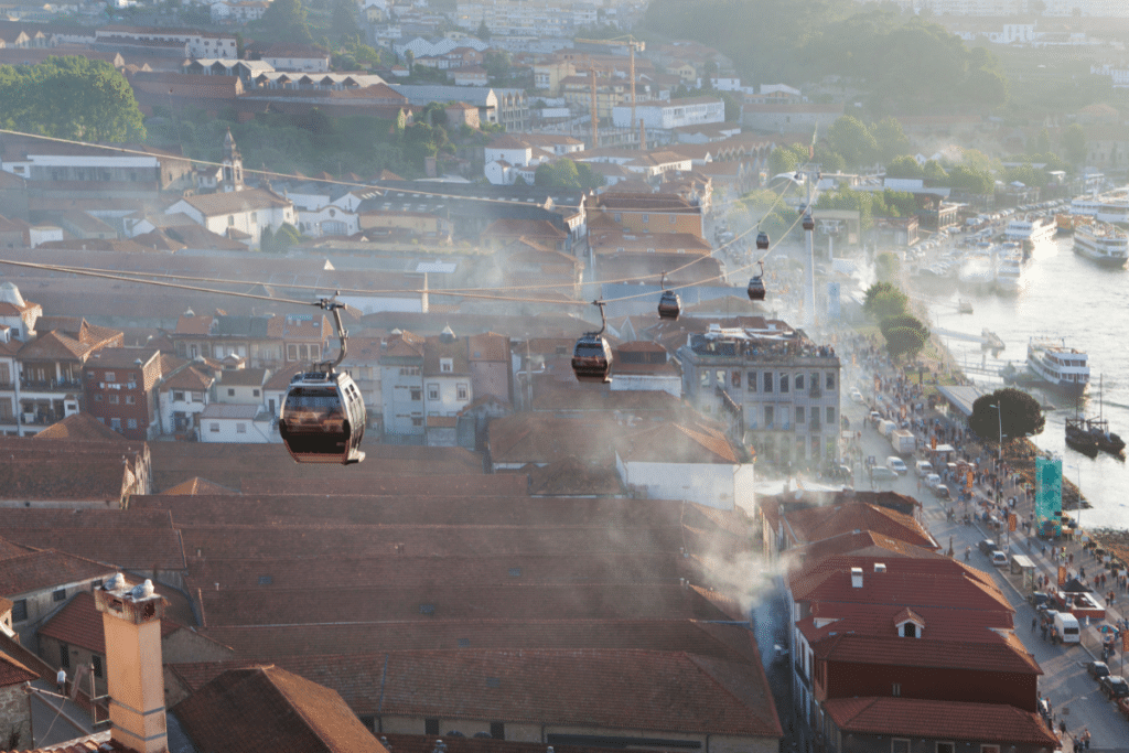 Oporto con niños | Teleferico de Gaia