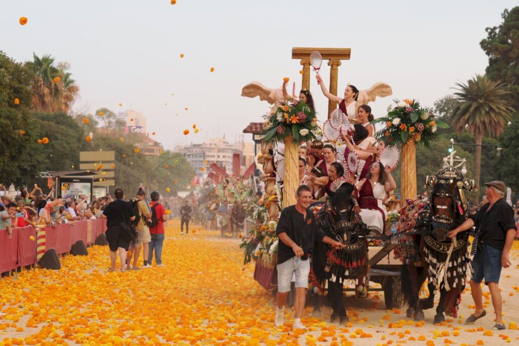 batalla de flores