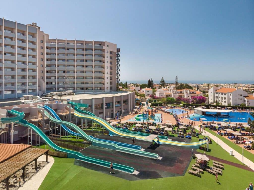 Hoteles con toboganes en Algarve. Jupiter Albufeira Hotel