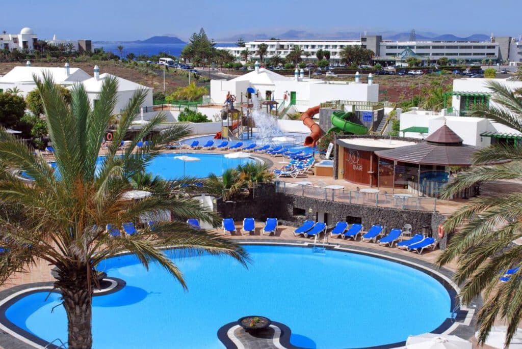 Hoteles con toboganes en Lanzarote. Caybeach Sun