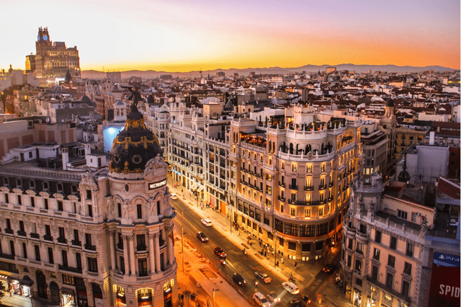Madrid en pareja y romantico