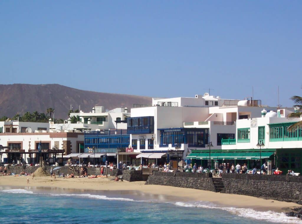 Lanzarote con niños. Playa del Papagayo