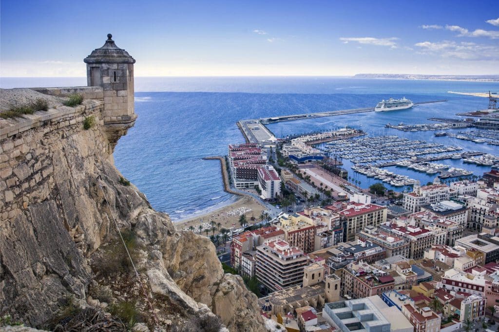 Castillo de Santa Bárbara en Alicante