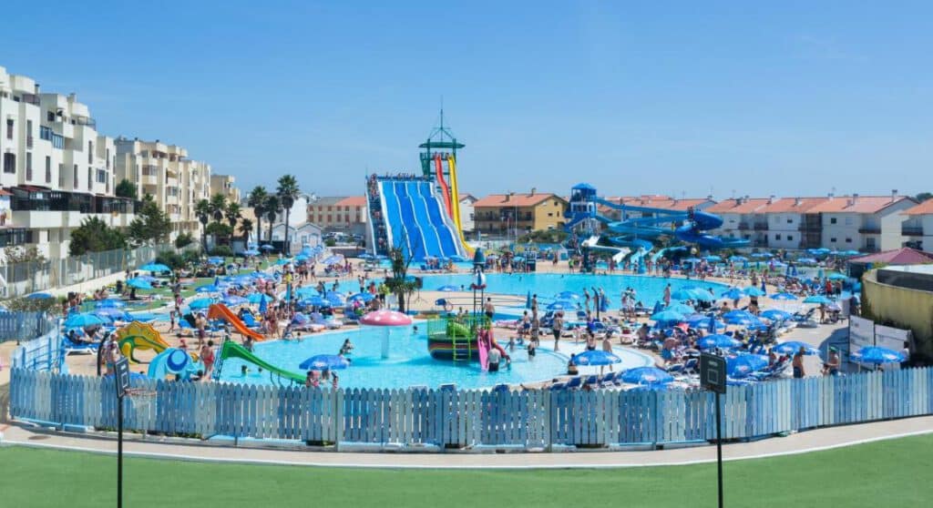 Hoteles con toboganes en Portugal. Hotel Cristal Vieira Praia & Spa.