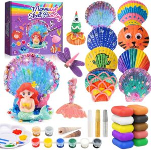 Regalos para niñas de 5 años. Kit de Manualidades pintar conchas