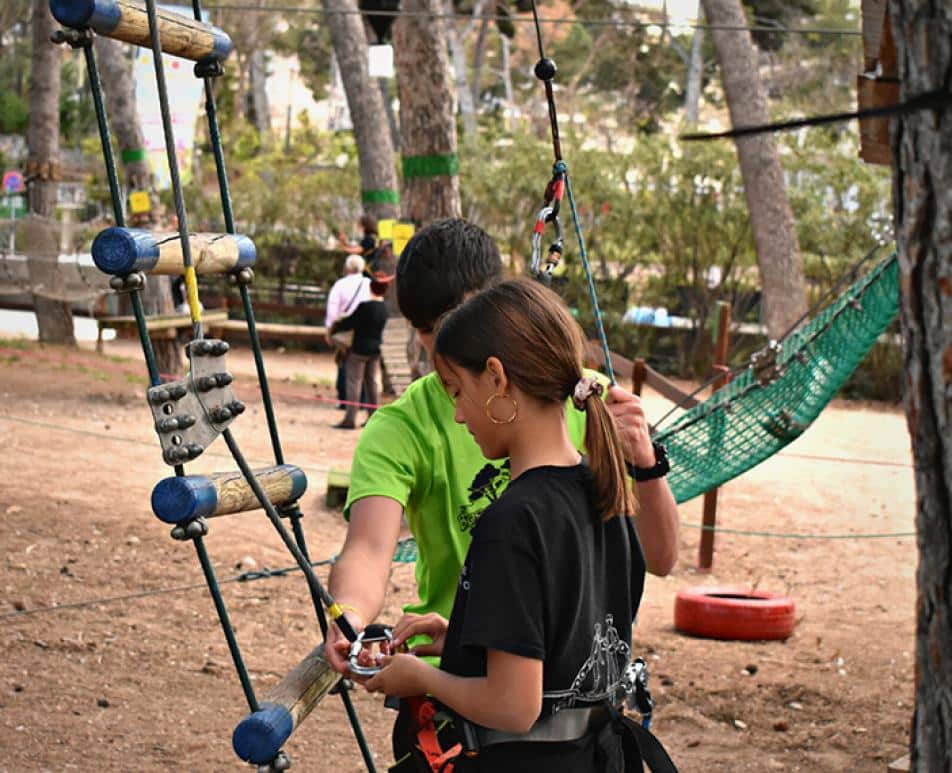 Salou con niños. Bosc Aventura Salou