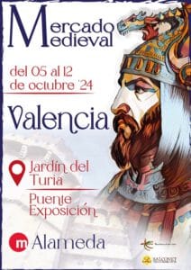 Cartel-mercado-medieval-valencia-9-de-octubre-2024