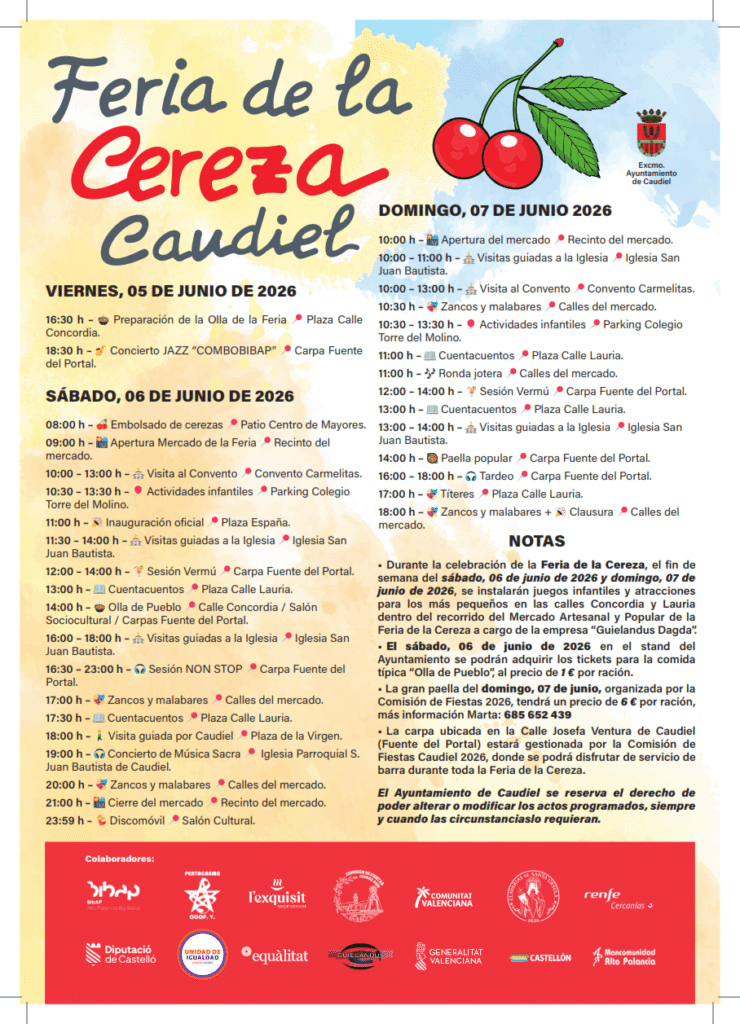 Feria de la Cereza de Caudiel 2026 2 Feria de la Cereza | CARTEL FERIA DE LA CEREZA 2026 001 740x1024 1