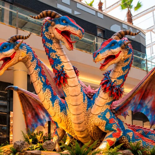 Centro Comercial Arena: vuelta al cole con exposición gratuita de dragones