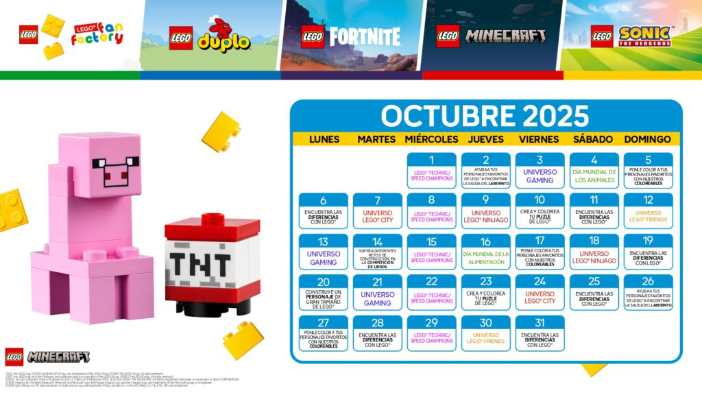 Lego Fan Factory | Actividades ludoteca Lego en Centro comercial Aqua2