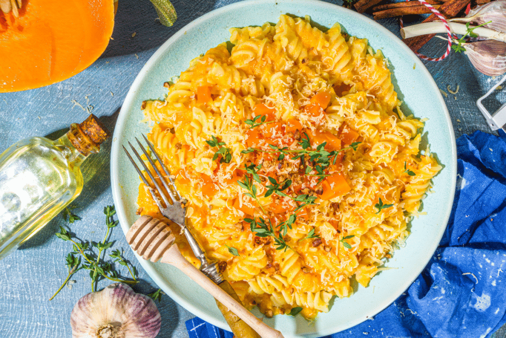 Recetas con calabaza | pasta con calabaza