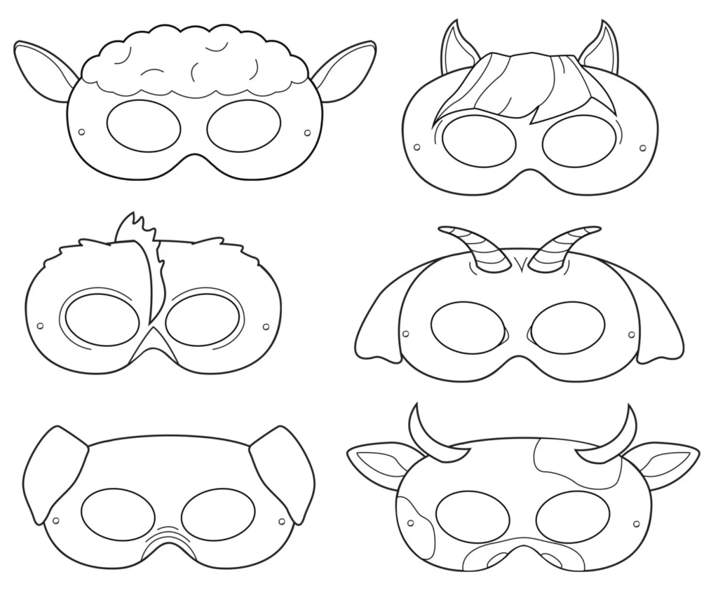 Manualidades de máscaras de Carnaval para niños con ideas fáciles y para colorear 3 manualidades mascaras de carnaval | marcaras para colorear