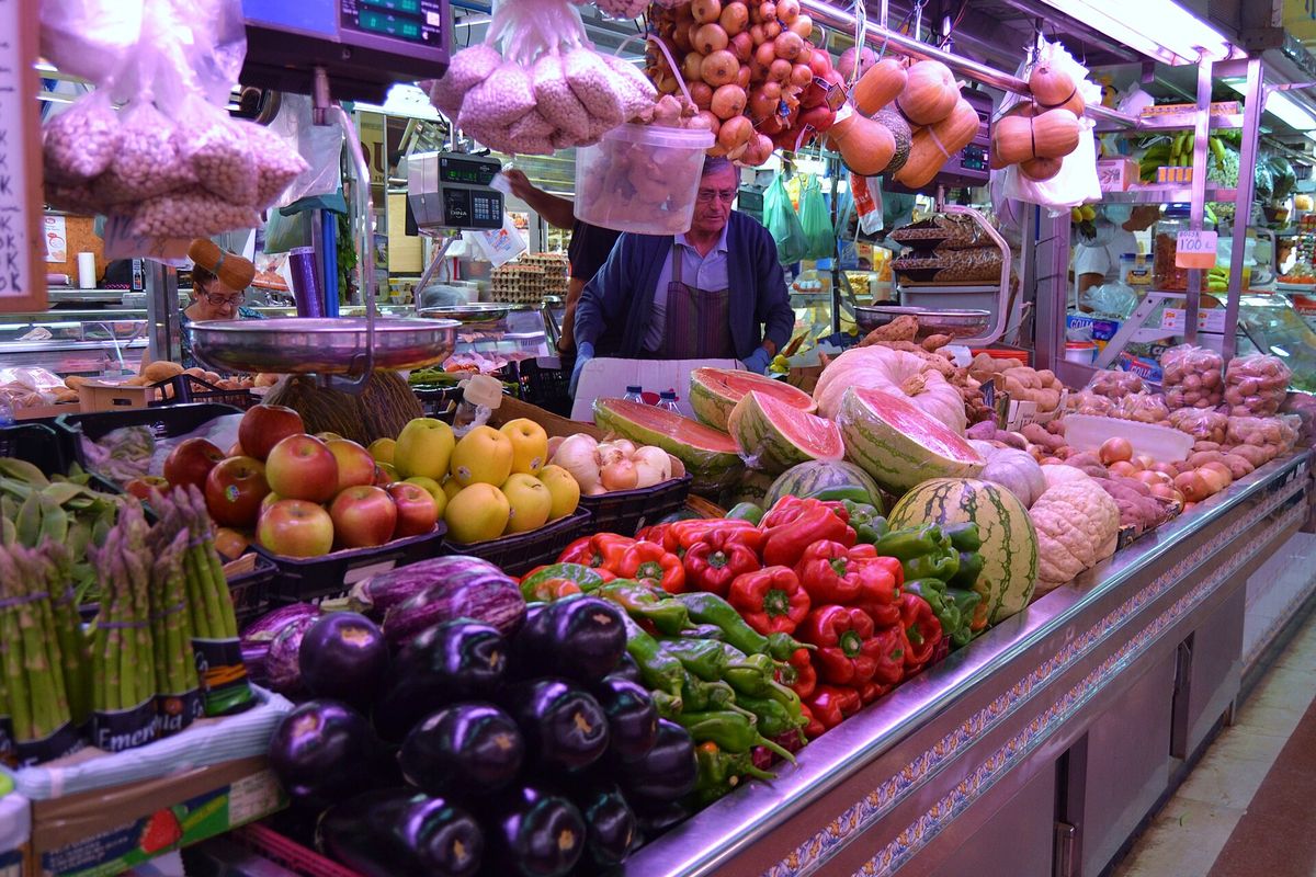 Mercados municipales de Valencia | mercado cabanyal valencia frutas verduras