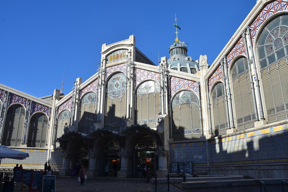 Mercados municipales de Valencia | mercado central valencia fachada