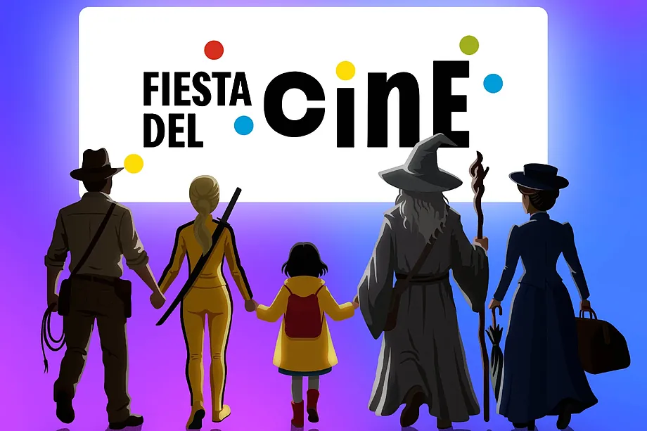 Fiesta del Cine 2026 en Valencia: entradas a 3,50 € del 19 al 22 de octubre 2 Imagen promocional de la XXVII edición de la Fiesta del Cine.
